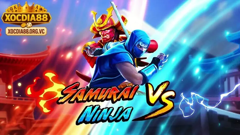 Ninja vs Samurai là kết hợp tinh hoa giữa phong cách Nhật Bản và cơ chế bắn hũ độc đáo